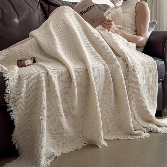 Couvertures en coton doux
