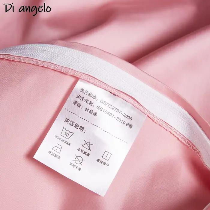 4 pièces 600TC coton égyptien série océan ensembles de literie 4 pièces linge de lit percale housse de couette ensemble luxe draps taies d'oreiller # s