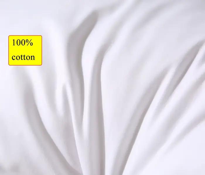 Oreiller en duvet d'oie 100% coton