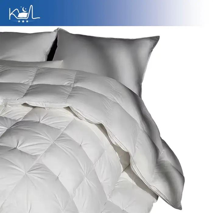 Couette matelassée de luxe 3D en duvet d'oie 100% premium