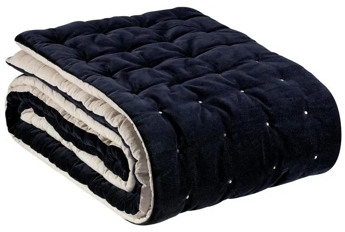 Chemin de lit uni Elise Cobalt 90 X 240
