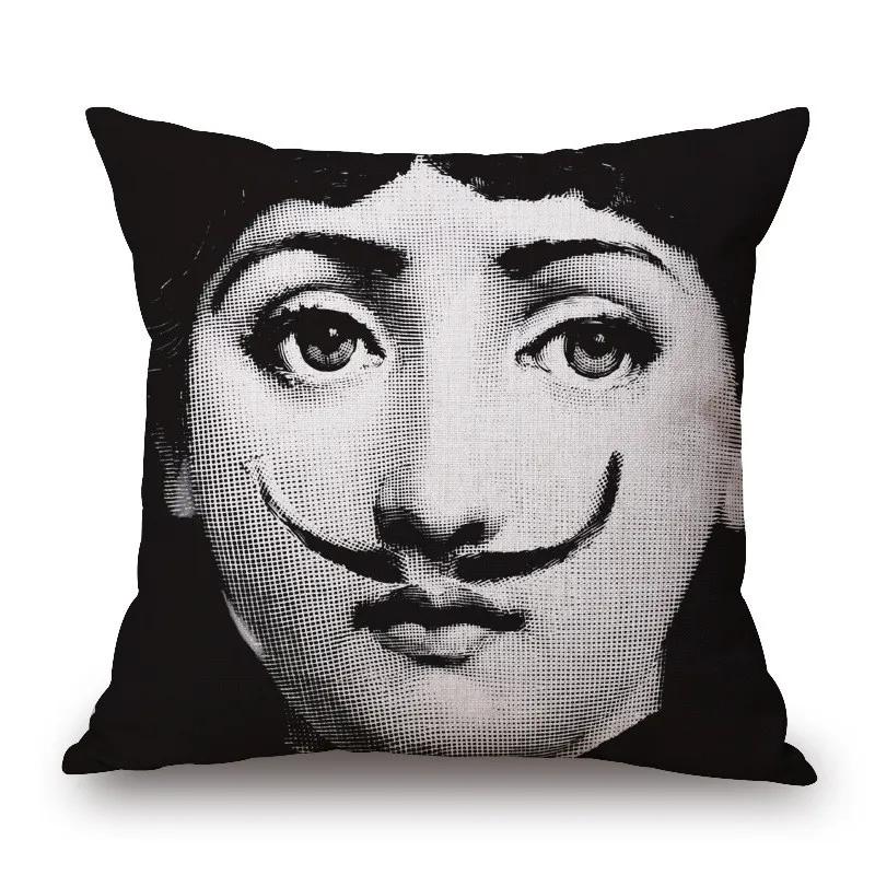 Taie d'oreiller de personnalité pour fille, housse de coussin lombaire pour siège de voiture, décora