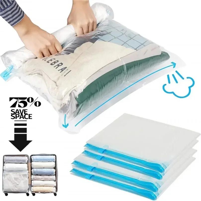 Sacs sous vide pour ranger les vêtements, adaptés aux bagages et aux voyages, sac de compression ess