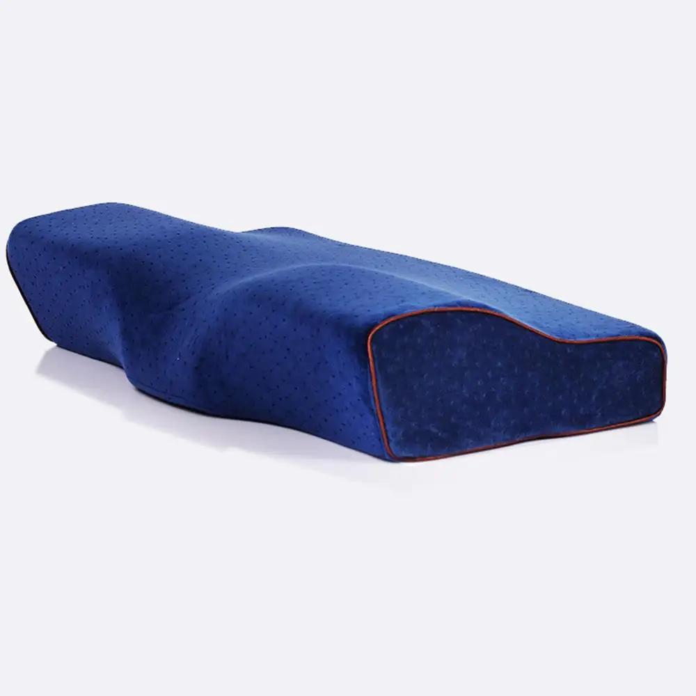 Taie d'oreiller en velours doux à mémoire de forme, taie d'oreiller respirante en forme de papillon,