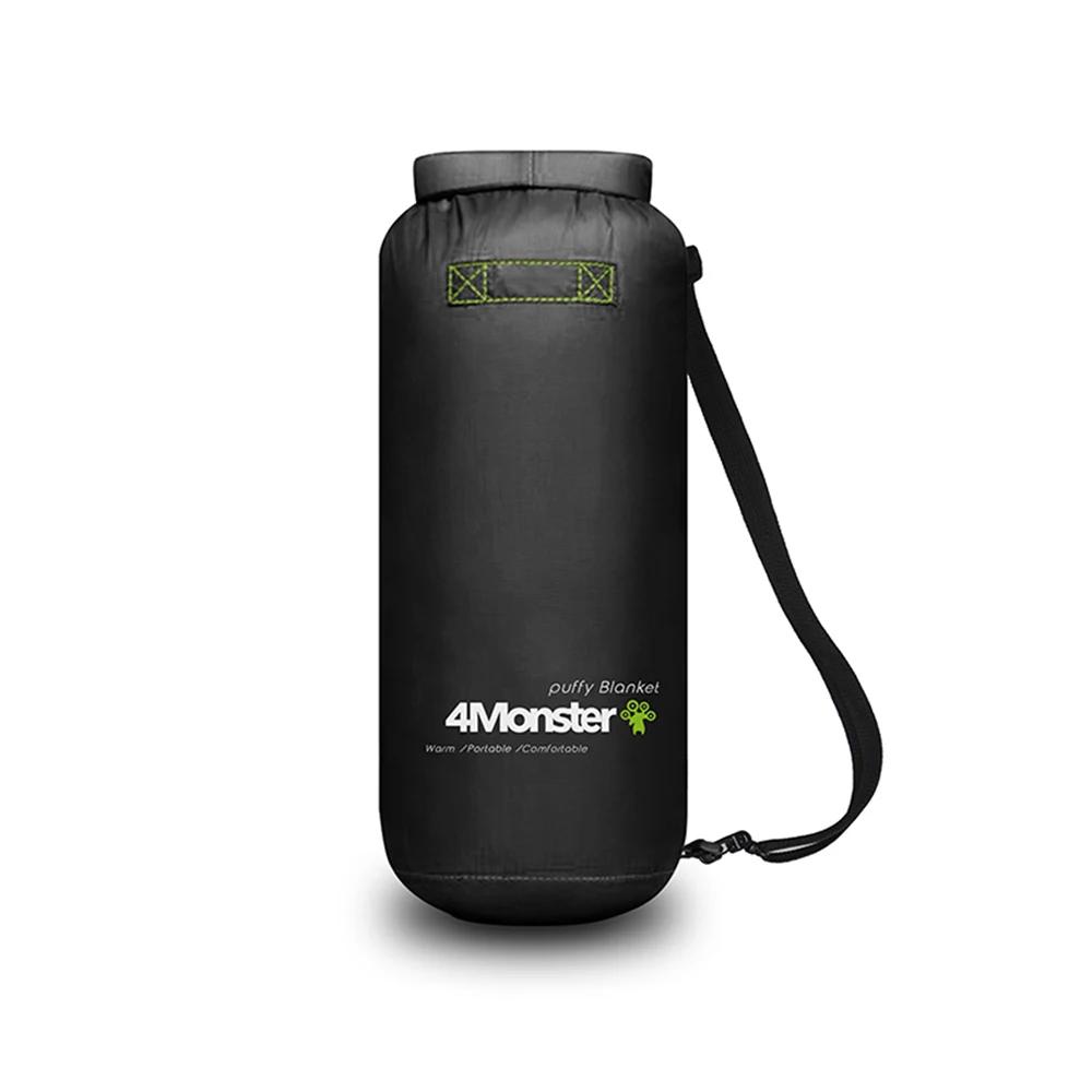 Couverture de camping en coton double bouffante, couette isolée pour voyage, portable, légère et chaude