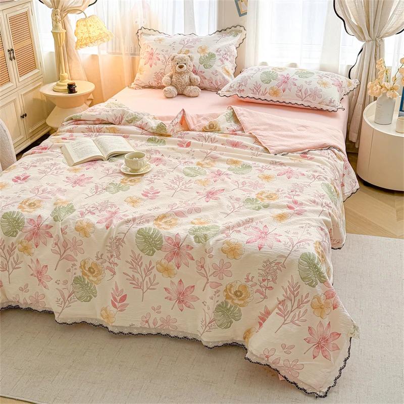 Couette d'été douce effet nuage, garnissage en fibres de soja, respirante et agréable pour la peau, fine et bien ventilée, adaptée à tous les âges