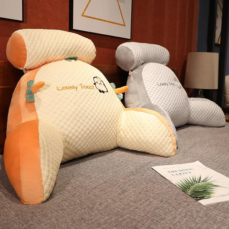 YOMDID – oreiller de lecture toutes saisons, canapé de bureau, coussin de dossier de chevet pour chaise, lit, coussins de soutien lombaire, dossier avec appui-tête