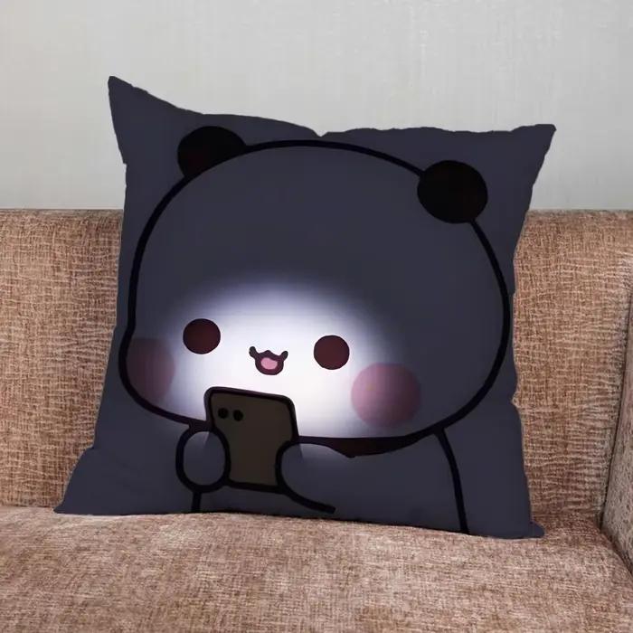 Housse de coussin BuBu DuDu, motif dessin animé mignon, pour la maison, la chambre à coucher, la voi