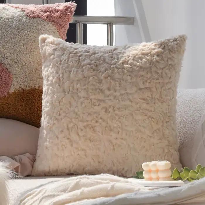 Juste de coussin touffetée brillante pour canapé d'intérieur, décoration de la maison, polyvalente,