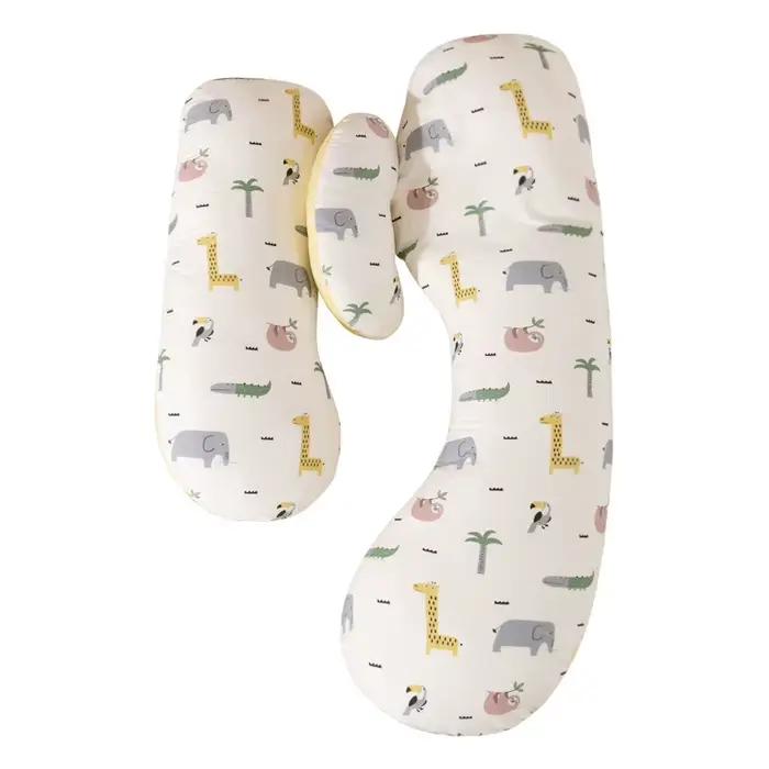 Oreillers de grossesse en forme de H avec taies d'oreiller détachables pour femmes enceintes, oreiller de soutien pour le corps de sommeil de maternité
