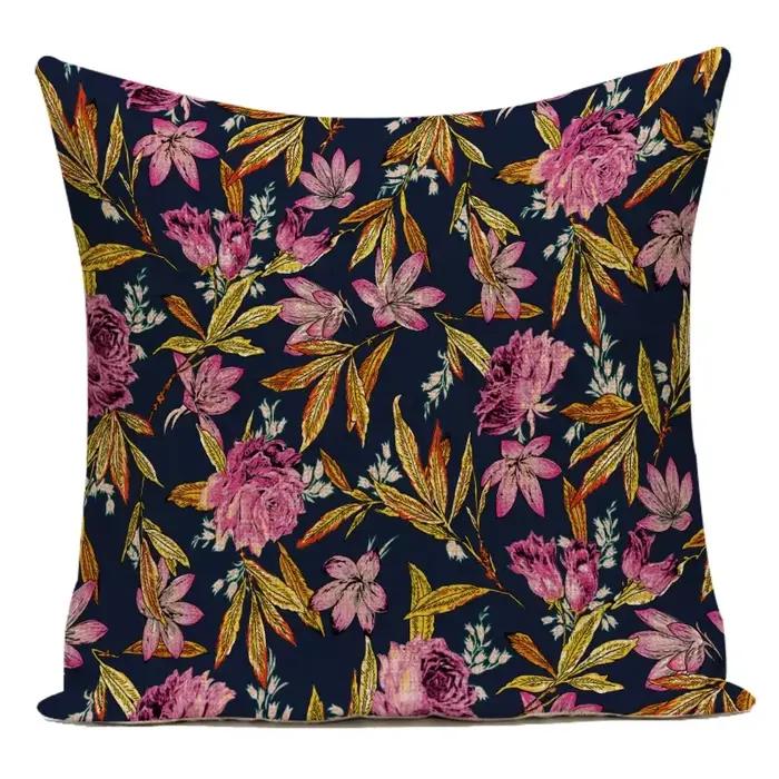 Juste de coussin décorative en polyester pour canapé