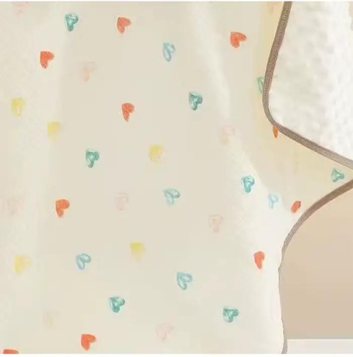 Couverture bébé avec chapeau infantile mignon imprimé