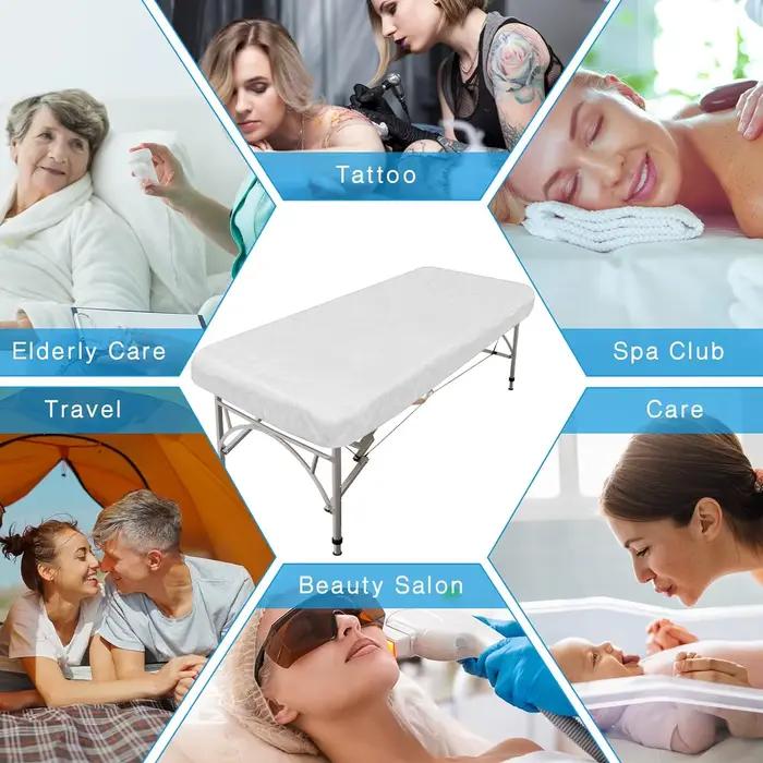 30 pièces drap de lit jetable en gros Salon de beauté voyage spécial respirant Non-tissé trou de tissu