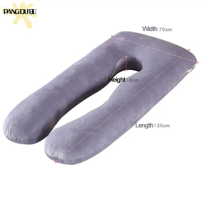 Oreiller multifonctionnel pour femmes enceintes, en forme de U, Support de sommeil pour femmes enceintes, oreiller d'allaitement, coussin d'allaitement