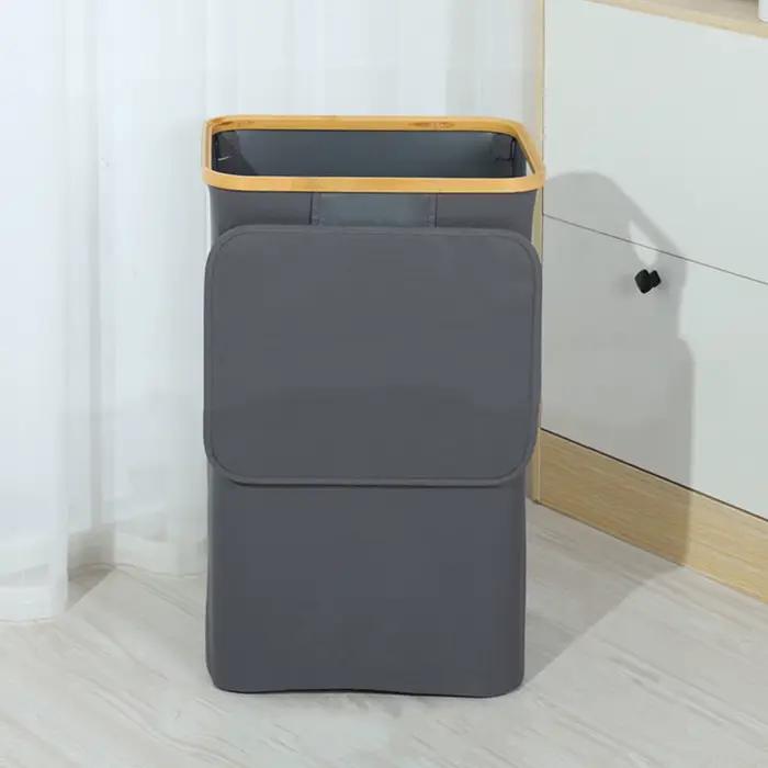 Panier à linge sale avec couvercle et sac intérieur