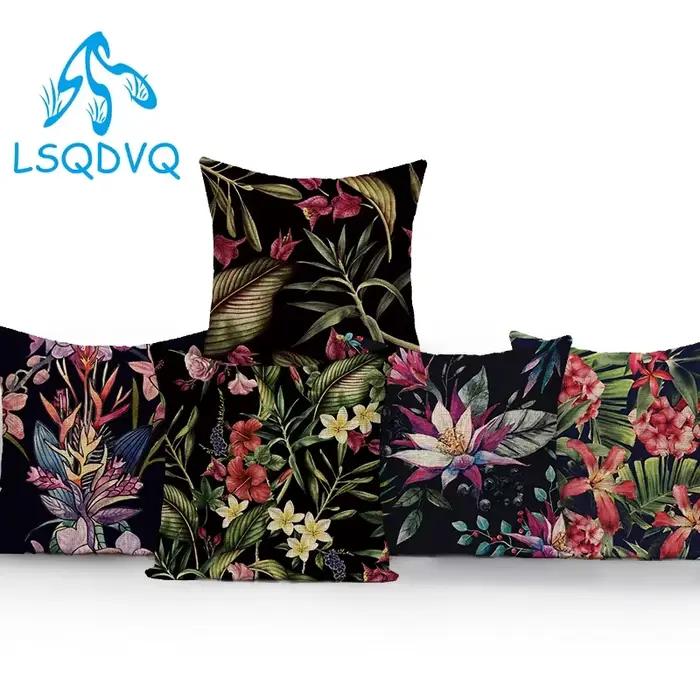 Juste de coussin décorative en polyester pour canapé