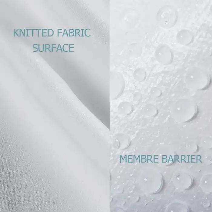 Taie d'oreiller de protection lisse et imperméable